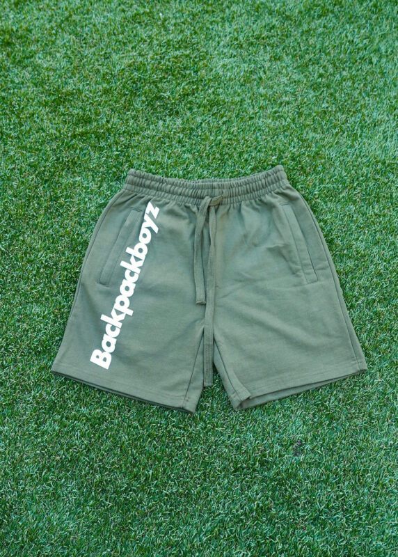 Backpack Boyz Terry Cloth Shorts Green