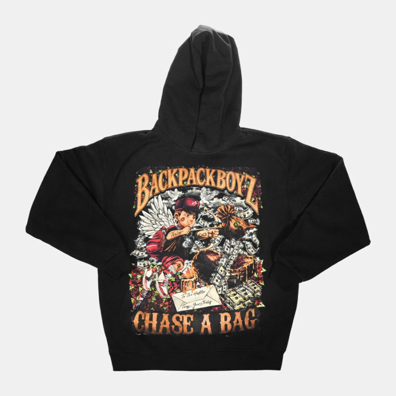 Backpack Boyz X Chase A Bag Cupid Hoodie Black