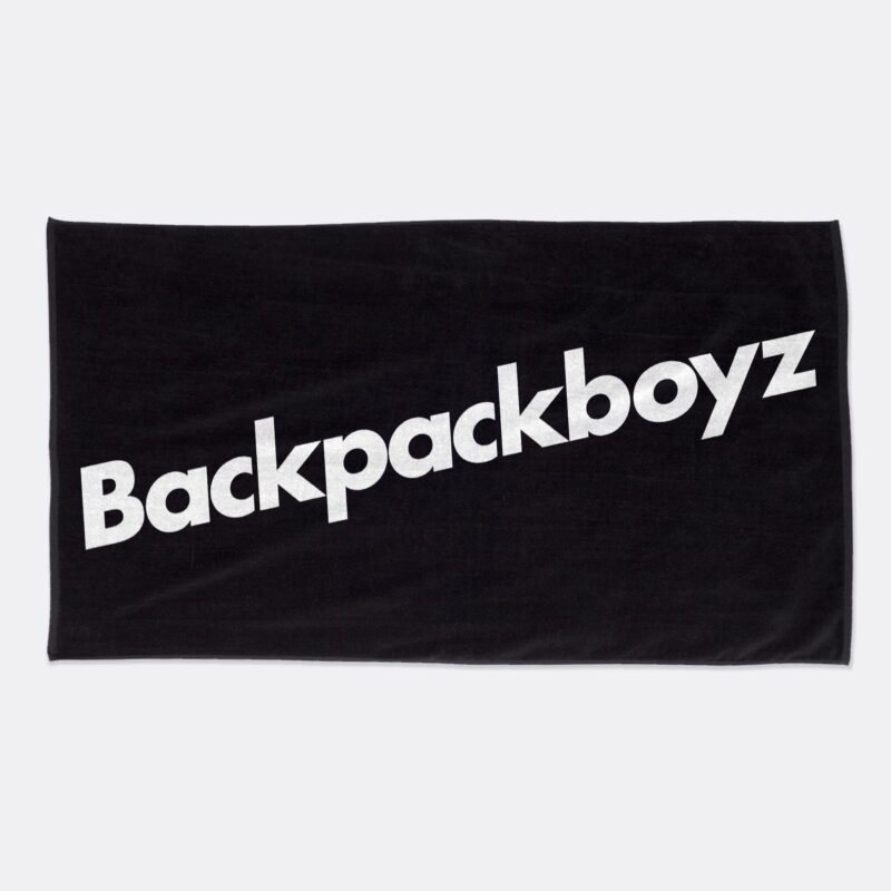 Backpackboyz Beach Towel - Black