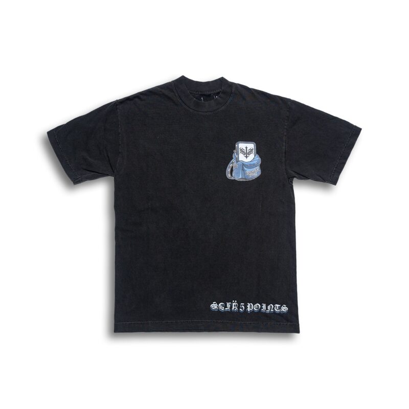 "Backpackboyz x SinnerSeeking" Takeover Tee Black/Blue