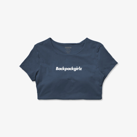 BackpackGirlz Crop Top - Charcoal Blue