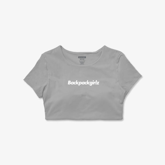 BackpackGirlz Crop Top - Fog Grey