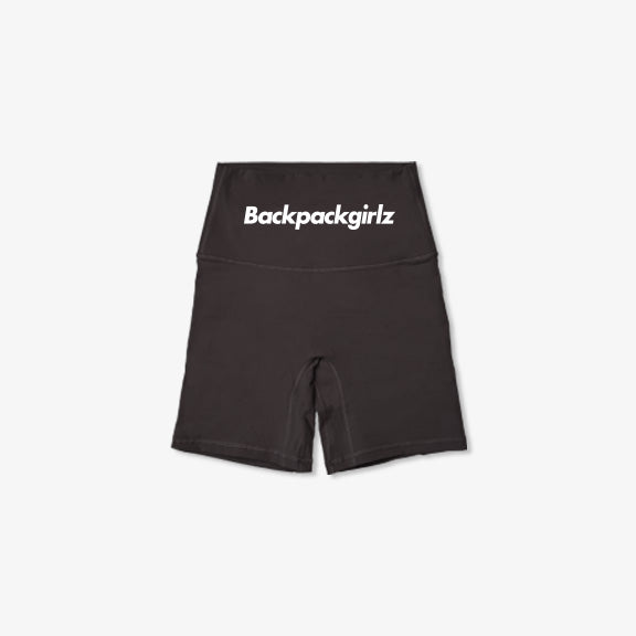 BackpackGirlz High Rise Biker Shorts - Black
