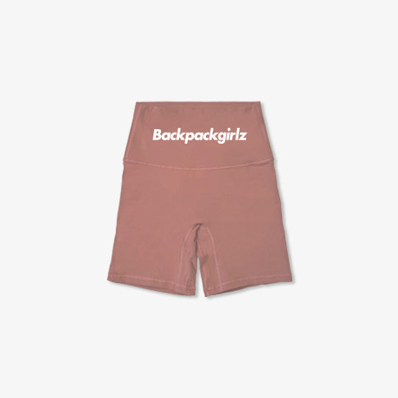BackpackGirlz High Rise Biker Shorts - Old Rose