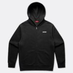 Box Logo Core Zip Hoodie Black