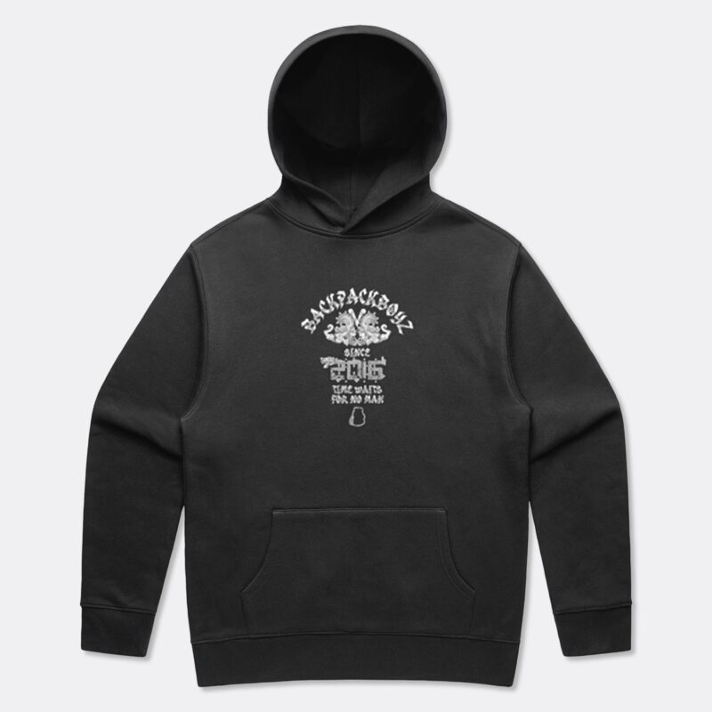 Calendar Hoodie Faded Black