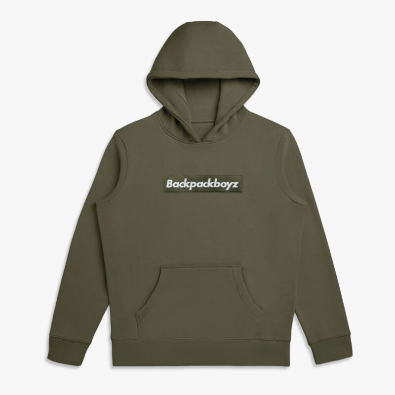 Embroidered Box Logo - Hoodie Army