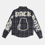 Flannel Navy Blue