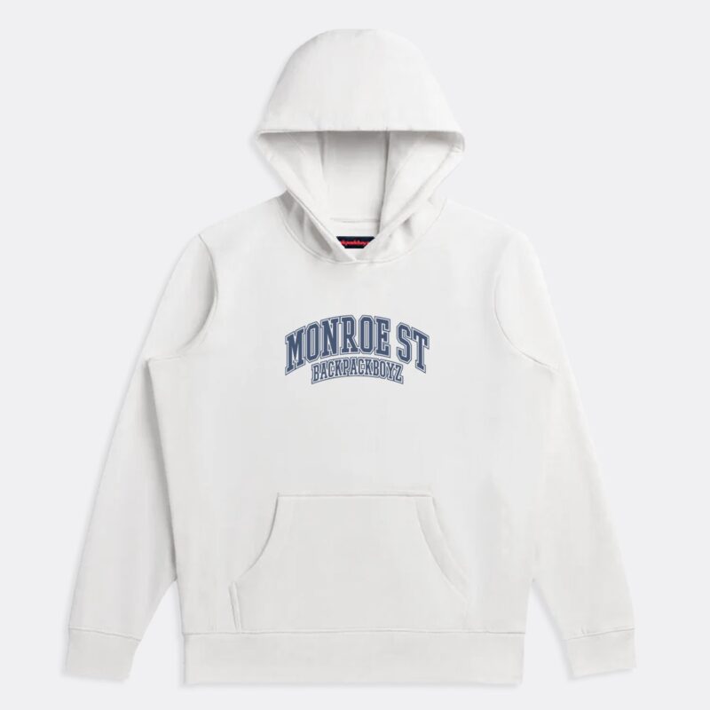 Monroe St Hoodie White