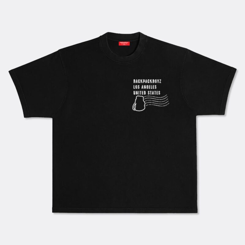Postal Tee Black