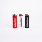 Shaded Bic Lighter Red