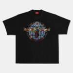 Stained Glass Tee Black