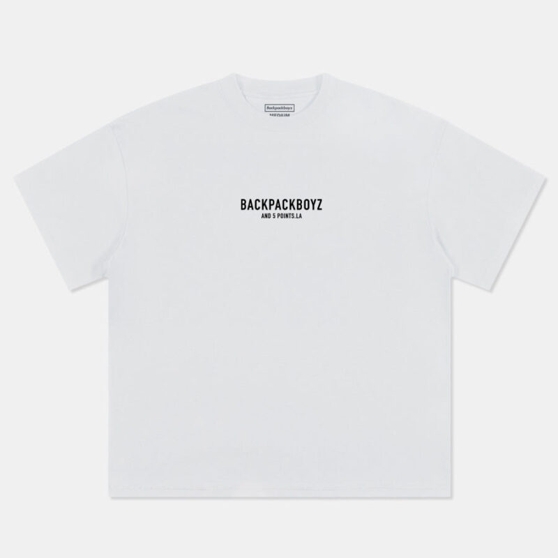 Stamped Tee White